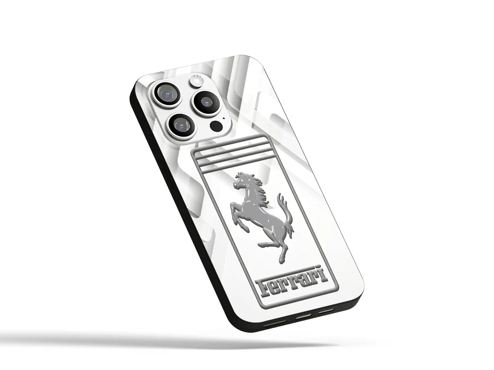Ferrari Coque Silicone Smartphone Look Tuning Stylé
